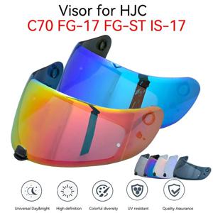 오토바이 헬멧 바이저 HJC HJ-20M FG-ST FG-17 C70 IS-17 Viseira Capacete Uv 보호 Sunshield Faceshield