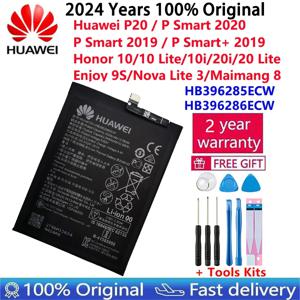 화웨이 100% 기존 3400mAh HB396285ECW 화웨이 P20 명예 10 COL-AL00 COL-AL10 COL-TL00 COL-TL10 COL-L29 + 도구