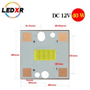 LED 3570 LED 칩 LED 자동차 조명 헤드라이트, 오토바이 스포트라이트, 40W 백색광, 밝은 빛, 비드 CSP 칩, LED SMD, DC 12V