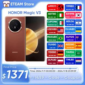 Honor Magic V3 5G 접이식 스마트폰, LTPO AMOLED 120Hz 디스플레이, 7.92 인치 50MP 트리플 카메라, 스냅드래곤 8 Gen 3, 5150mAh, 66W