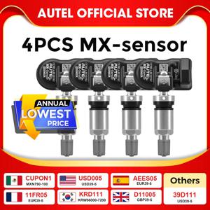 Autel MX 센서 433 315MHZ TPMS 센서, 타이어 수리 도구 스캐너, MaxiTPMS 패드, 타이어 압력 모니터 테스터 프로그래밍 MX 센서