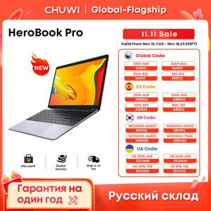 CHUWI HeroBook Pro Plus 노트북, 14.1 15.6 인치 FHD 스크린, 인텔 N4020 듀얼 코어, 8GB RAM, 256GB ROM, 윈도우 11 OS 미니 HD 노트북