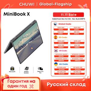 CHUWI 10.51 인치 미니북 X 노트북 태블릿, 인텔 N100 요가 모드, 360 도, 12GB LPDDR5 512G SSD, 윈도우 11 노트북 노트북, 2 인 1