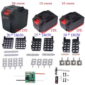 마키타 배터리 케이스용 쉘 PCB 충전 보드, 플라스틱 배터리 케이스 보관함, 전동 공구 액세서리, 10 코어, 15/20 코어