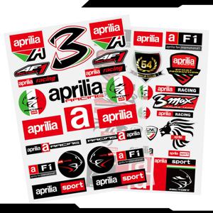 반사 오토바이 탱크 헬멧 스티커 이탈리아 데칼, Aprilia Factor 레이싱 RSV4 Tuono V4 SR50 gt200 RS660 GPR 750 125