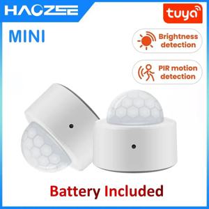 Tuya ZigBee 스마트 PIR 모션 센서, 내장 배터리, 수동 적외선 감지기, 보안 도난 경보 센서