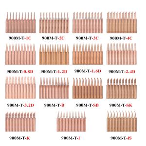 936 납땜용 구리 납땜 인두 팁, 900M-T-K, SK, I, IS, B, 1C, 2C, 3C, 4C, 0.8D, 1.2D, 1.6D, 2.4D, 3.2D, SB 용접 헤드, 로트당 10 개 도구