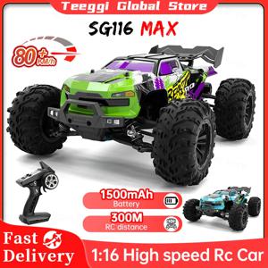 ZWN 1:16 70 KM/H 또는 50 KM/H 4WD RC 자동차, LED 원격 제어 자동차 고속 드리프트 몬스터 트럭 어린이 vs Wltoys 144001 완구