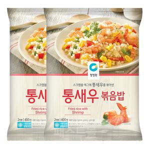 청정원 통새우 볶음밥 400g 2개