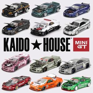 Kaido House + MINIGT 1/64 닛산 스카이라인 GT-R (R34)(R33) 혼다 NSX 레이싱 Kaido Works V3 V2 KHMG 자동차 합금 다이캐스트 금속 모델