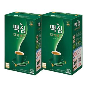 맥심 디카페인 커피믹스 100T X 2개 (총200T)