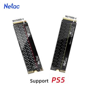 Netac 내장 솔리드 스테이트 하드 디스크, PS5 노트북 데스크탑용, 1TB, 2TB, 4TB, M2 SSD, NVMe, 512gb, PCIe4.0, M.2 2280, NV5000t, NV7000t