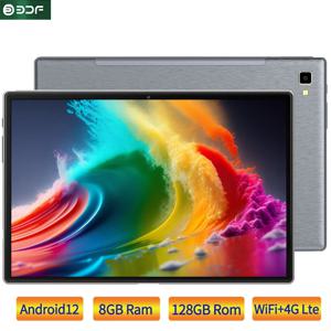 글로벌 펌웨어 BDF 탭 G10 안드로이드 12 태블릿 패드, 10.1 인치 와이파이, 3G, 4G LTE 네트워크, 옥타 코어, 8GB, 128GB 태블릿, 안드로이드 12