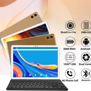 안드로이드 8.0 태블릿 PC, A9 MTK9797, 4G 전화 통화, 쿼드 코어 RAM, 2GB DDR, 32GB ROM, C타입, 6000 MAH, 와이파이, 최신 판매, 10.6 인치