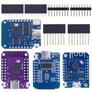 WeMos D1 미니 프로 V3.0 NodeMcu 기반 사물 인터넷 개발 보드, Lua WIFI, ESP8266, CH340G, NodeMCU V2, 4MB, 16MB 바이트