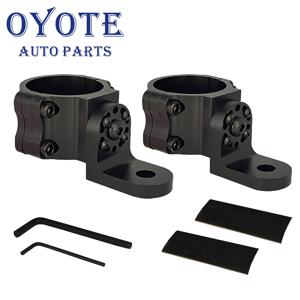 OYOTE-UTV ATV RZR 4WD 용 라이트 마운트 브래킷 1 개, LED 채찍 라이트 플래그 장착 1.75-2 인치 롤바 케이지