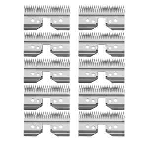 Andis Oster Wahl KM A5 시리즈용 금속 교체 블레이드, 빠른 피드 클리퍼 A5 그루밍 클리퍼 이동식 블레이드, 로트당 10 개