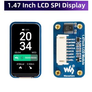 아두이노 STM32 라즈베리 파이 4 3 제로 피코용 SPI 인터페이스 드라이버, 1.47 인치 LCD 디스플레이 모듈, 172x320 IPS 스크린, ST7789V3