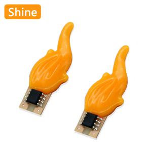 에디슨 불꽃 필라멘트 LED 플래시 촛불 조명, 생일 파티 장식 전구 액세서리, DIY, 3V, 2200K, 1 개, 5 개