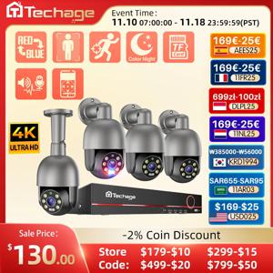 Techage 8CH, 4K, 5MP, 8MP, PTZ