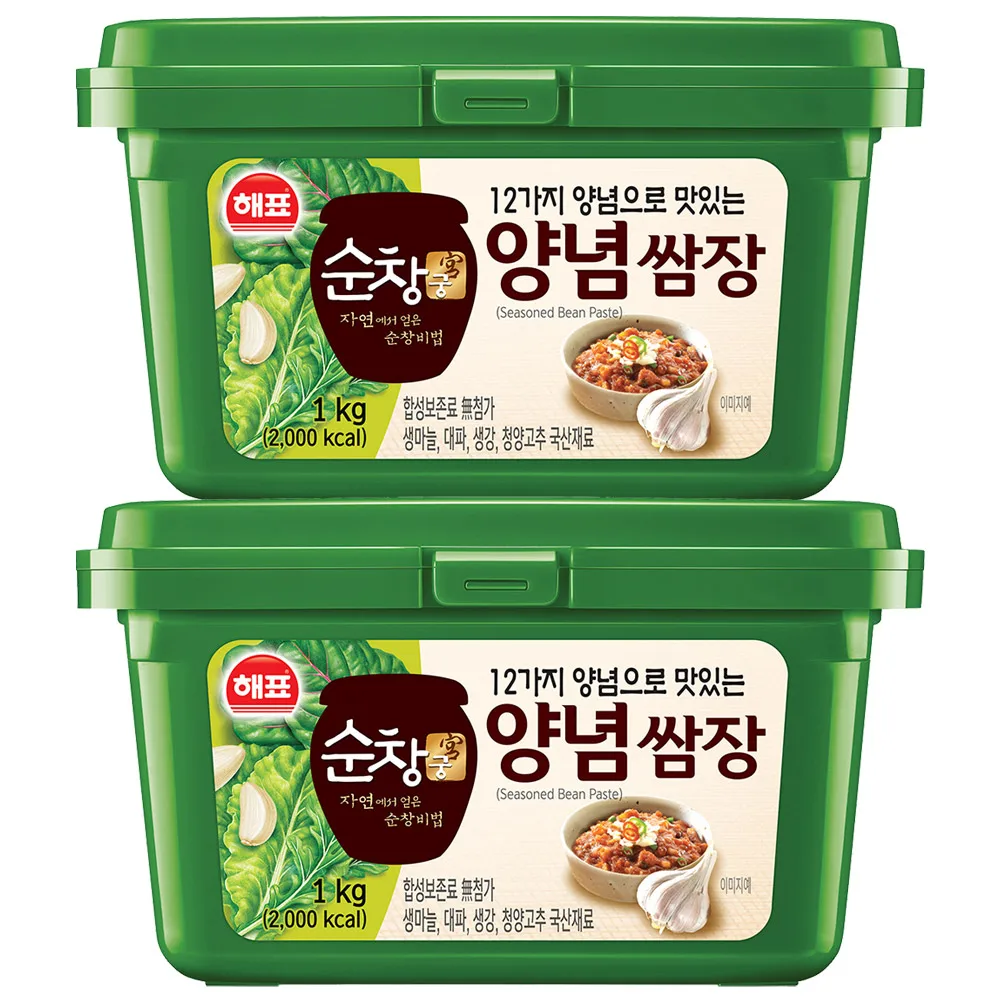 해표 순창궁 양념쌈장 1kg 2개