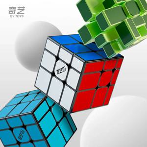 JudyCube Qiyi 컬러 도자기 거울, 3x3 마그네틱 매직 스피드 큐브, 전문 피젯 장난감, Qiyi 3x3 큐브 매직 퍼즐