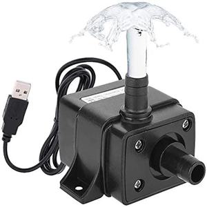 미니 슈퍼 사일런트 워터 펌프, 브러시리스 120L/H DC, 수족관 어항 분수, USB 플러그, 수중 순환 워터 펌프