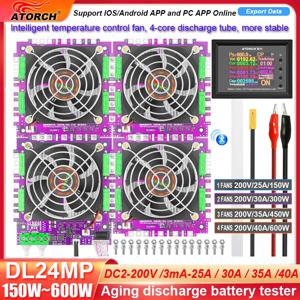 차량 전원 전자 부하 전압 표시기 배터리 테스터, 18650 팩 용량 모니터, USB DC 72V 검사기 도구, DL24MP, 600W