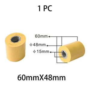 고무 프레스 롤러 파워 피더 프레스 휠 피더 액세서리, 목공 밀링 머신 드라이브 휠 TF76, 60mm * 48mm, 1PC