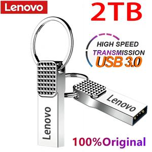 레노버 오리지널 메탈 USB 펜드라이브, 휴대용 플래시 드라이브, 휴대폰용 USB 3.0, 고속 파일 전송, 128GB 대용량, 2TB, 1TB