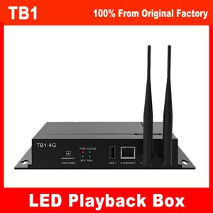 Novastar TB1 멀티미디어 재생 박스, USB 포트, 와이파이 컨트롤러, HUB75, 풀 컬러 RGB 모듈, LED 디스플레이 화면, 비디오 프로세서