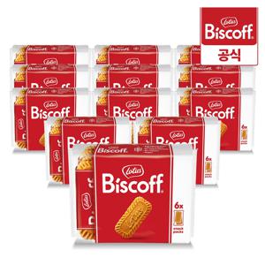 로투스 비스코프 비스킷 2Px6 93g x 12개 1박스 / 커피과자 수입 과자 대용량 크래커