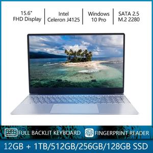 인텔 백라이트 키보드, 16GB RAM 노트북, 윈도우 11/10 프로, 128G, 256G, 512G, 1T SSD, 지문 잠금 PC, 듀얼 와이파이, 2.4G, 5.0G