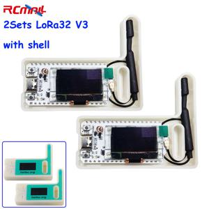 아두이노 IOT 스마트 홈용 개발 보드, LoRa32 V3, 868MHz, 915MHz, SX1262, 0.96 인치 OLED 디스플레이, ESP32 BT + 와이파이 로라 키트, 2 세트