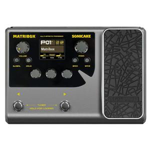 Sonicake Matribox 140 내장 기타/베이스/어쿠스틱 멀티 이펙트 프로세서, 표현 페달 루프, 모델링 AMP QME-50