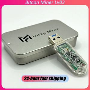 럭키 마이너 BTC 솔로 채굴기, Asic 칩, 암호화 채굴기, 자동 USB 비트코인 채굴기, 미니 BTC 솔로 채굴기