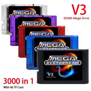 메가 드라이브 V3.0 프로 EDMD 리믹스 MD V3 게임 카트리지, 세가 메가드라이브 제네시스, 미국, JP, EU, 16 비트 비디오 게임 콘솔