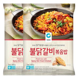 청정원 불닭갈비 볶음밥 400g 2개