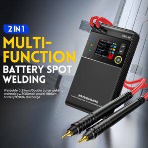 FNIRSI SWM-10 휴대용 배터리 스폿 용접기, DIY 미니 용접기, 18650 배터리 팩 용접 도구, 5000mah 용접 가능, 0.25mm