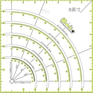 재단사 패치워크 공예용 아크릴 퀼팅 눈금자, 투명 원단 절단 눈금자, 그리드 라인 재봉 측정 도구