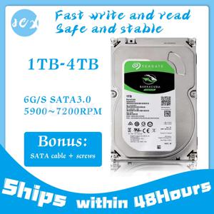 브랜드 데스크탑 PC 내장 기계식 하드 디스크, SATA 3 인터페이스, SATA 6 Gb/s HDD, 7200 RPM, 중고, 1TB, 2TB, 3TB, 4TB, 3.5 인치