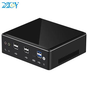 XCY 미니 PC 인텔 코어 i7 10510U, 8GB, 16GB, DDR4, 256GB-1TB, M.2 SSD, NVMe, HDMI DP, 4K, 60Hz, 2x 기가비트 이더넷, 2.4G, WiFi, 윈도우 10