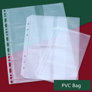 PVC 투명 핸드북 보관 서류 가방, 메모장 명함 책, 느슨한 잎 가방, 정보 가방, A6 A5 B5