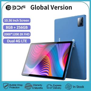 2024 글로벌 버전 10.36 인치 2K FHD 디스플레이 태블릿, 옥타 코어, 8GB RAM, 256GB ROM, 4G LTE, 5G 와이파이, AI 속도 향상 태블릿 PC, 8000mAh