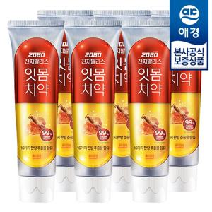 [애경]2080 진지발리스 치약 골드진생 140g x6개