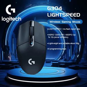 로지텍 G304 라이트스피드 무선 게임 마우스, 가벼운 휴대용 마우스, 매크로 제다이 서바이벌 FPS 리그 오브 히어로즈 치킨 먹기