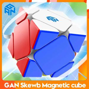 CubeFun GAN 스큐브 M 마그네틱 매직 스피드 큐브, UV 스티커리스 전문 피젯 토이, GAN 스큐브 강화 큐브 매직 퍼즐