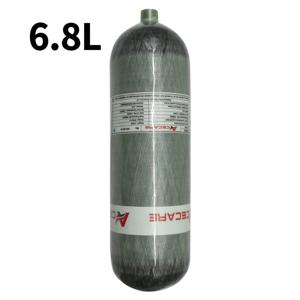 ACECARE 탄소 섬유 실린더 고압 에어탱크, 충전 스테이션 포함, HPA 다이빙 필 스테이션, M18 * 1.5, 4500Psi 300Bar, 6.8L