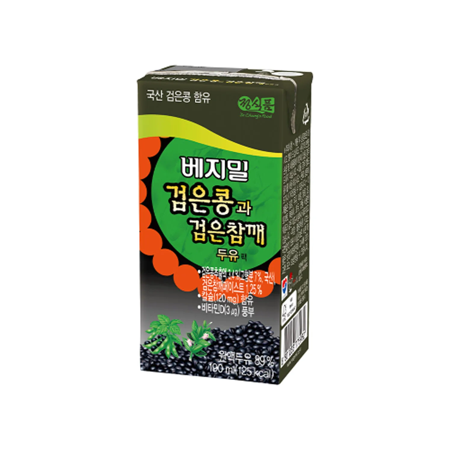 vegemil black beans and black sesame 190mlx48pack 베지밀 검은콩과 검은참깨 190mlx48팩