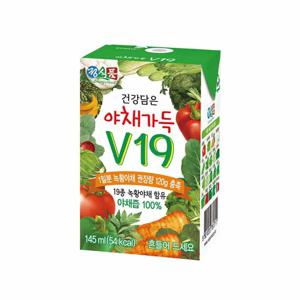 V19 full of healthy vegetables 145ml×48 Pack 건강 담은 야채가득 V19 145mlx48팩